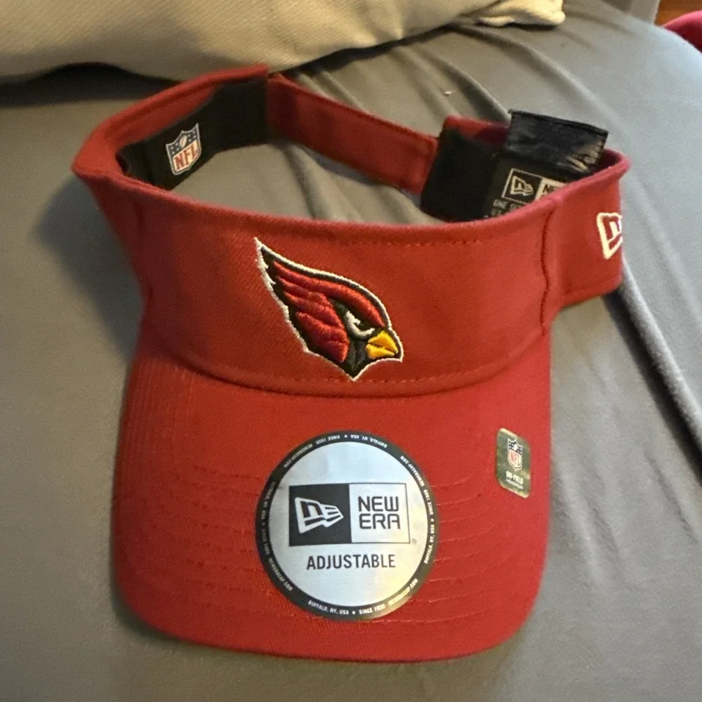 New‎ Era Arizona Cardinals Adjustable Visor Red NFL Football Brand New